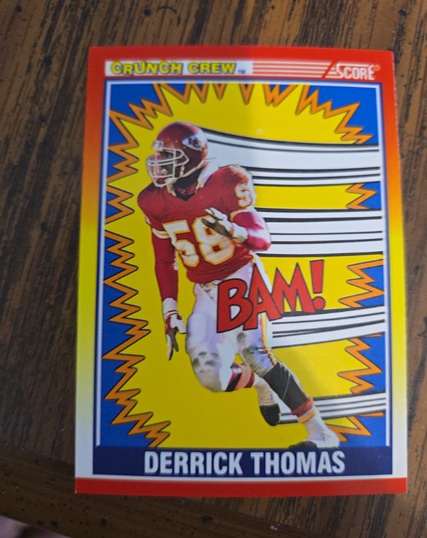 1990 Score #553 Derrick Thomas — front