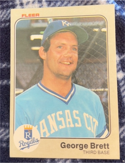 1983 Fleer #108 George Brett — front