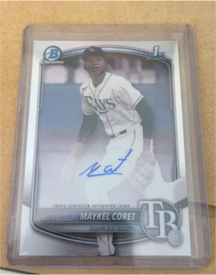 2025 Bowman Chrome #CPA-MC Maykel Coret — front