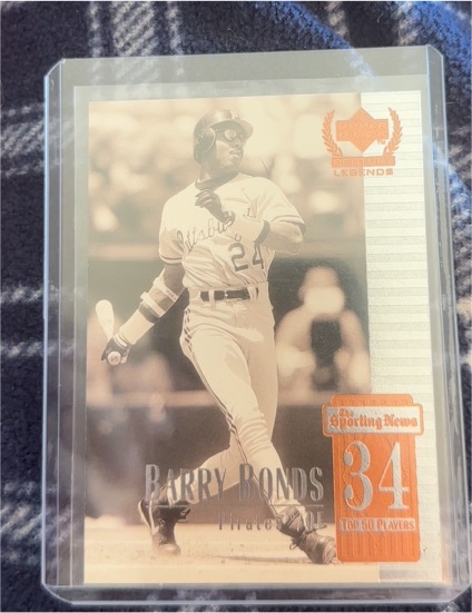 1999 Upper Deck Century Legends #34 Barry Bonds — front