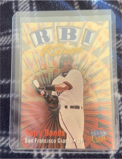 1999 Fleer Ultra RBI Kings #4RK Barry Bonds — front