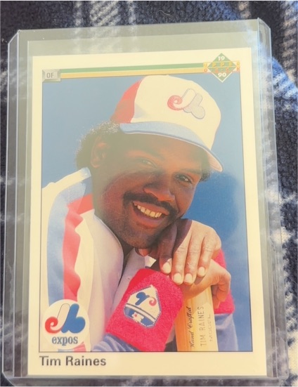 1990 Upper Deck #177 Tim Raines — front