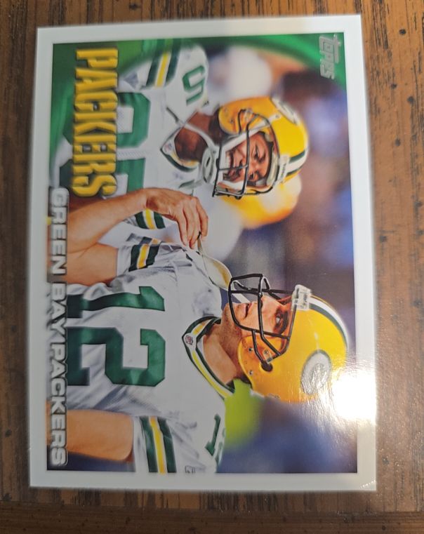 2010 Topps #378 Aaron Rodgers — front
