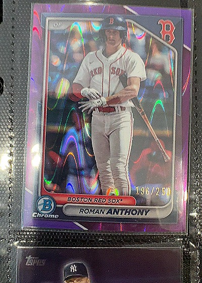 2024 Bowman Chrome #BCP-22 Roman Anthony — front