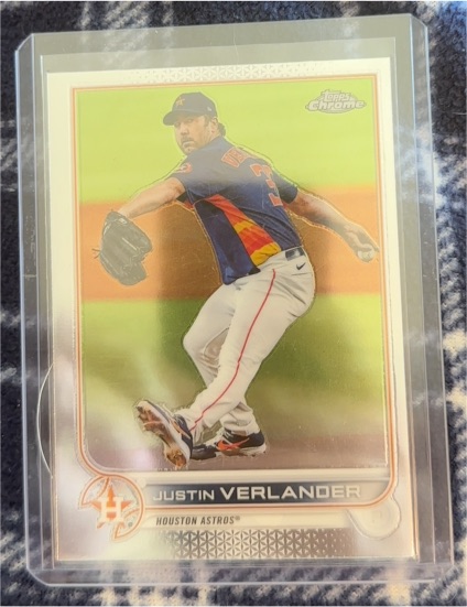 2022 Topps Chrome #87 Justin Verlander — front