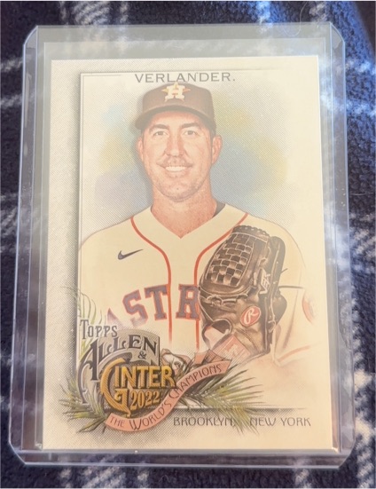 2022 Topps Allen & Ginter #51 Justin Verlander — front