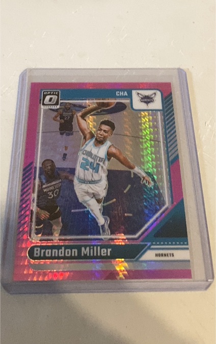 2024-25 Panini Donruss Optic #16 Brandon Miller — front