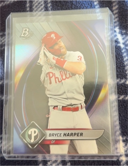 2022 Bowman Platinum #57 Bryce Harper — front