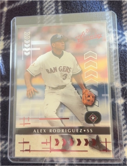 2001 Playoff Absolute Memorabilia #1 Alex Rodriguez Texas Rangers — front