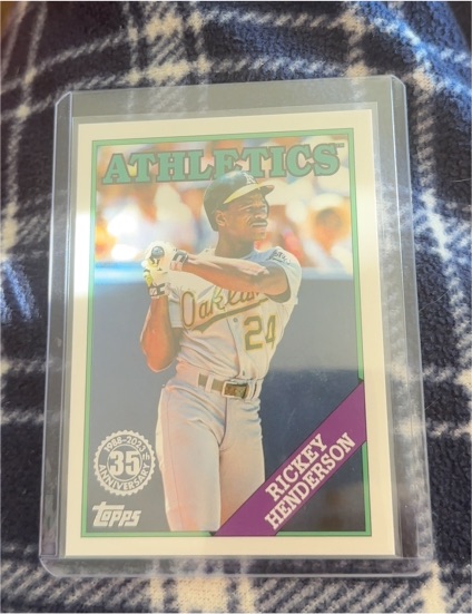 2023 Topps Series 1 - 1988 Topps Baseball #T88-60 Rickey Henderson — front