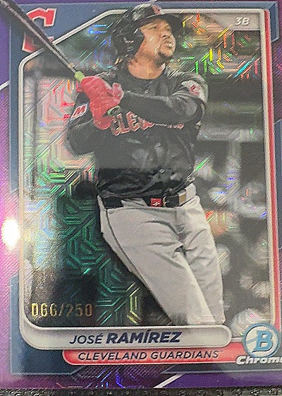 2024 Bowman Chrome #38 José Ramirez — front