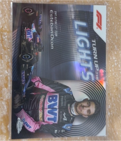 2024 Topps Chrome Formula 1 #TUTL-5 Esteban Ocon Turn Up the Lights — front