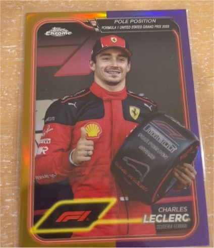2024 Topps Chrome Formula 1 #155 Charles Leclerc — front