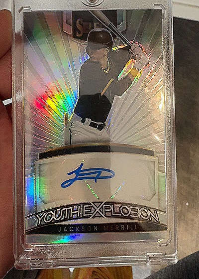 2023 Panini Select Youth Explosion #YES-JM Jackson Merrill — front