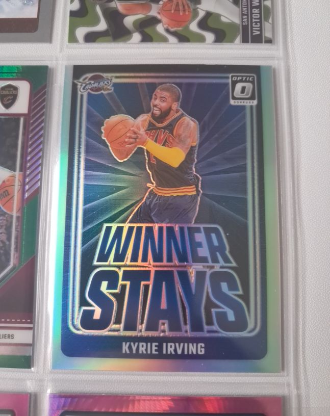 2024-25 Donruss Optic #10 Kyrie Irving Winner Stays — front