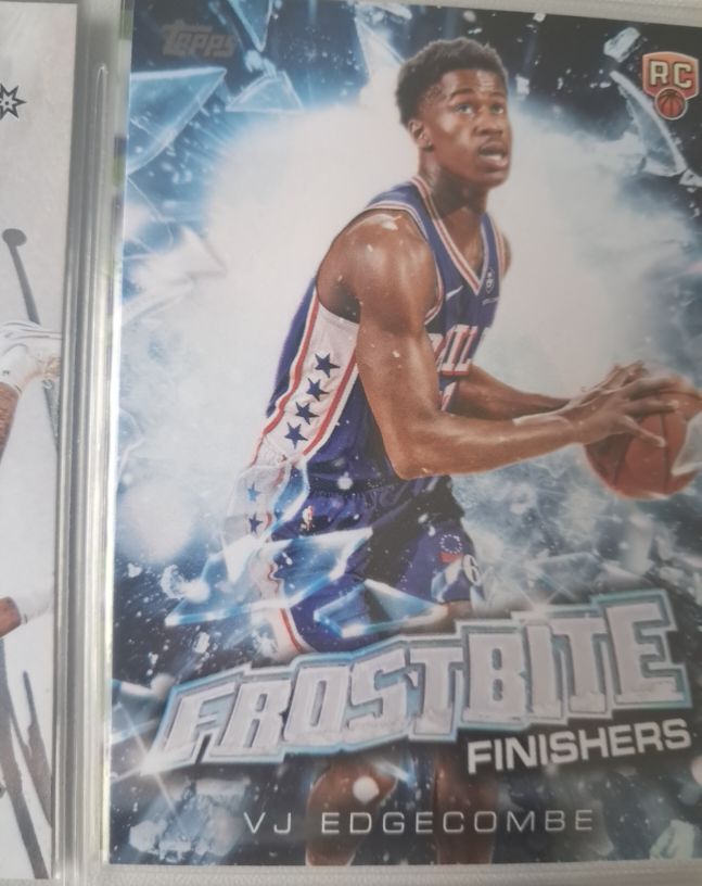 2025-26 Topps Holiday #FF-VE VJ Edgecombe Frostbite Finishers — front