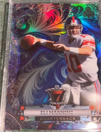 2024 Wild Card 7 Card Studs #Eli Manning — front