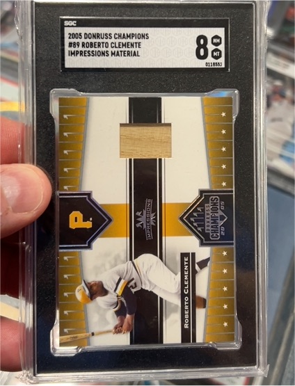 2005 Donruss Champions #89 Roberto Clemente Impressions Material — front
