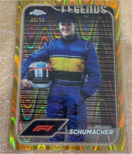 2024 Topps Chrome Formula 1 #46 Michael Schumacher Legends — front