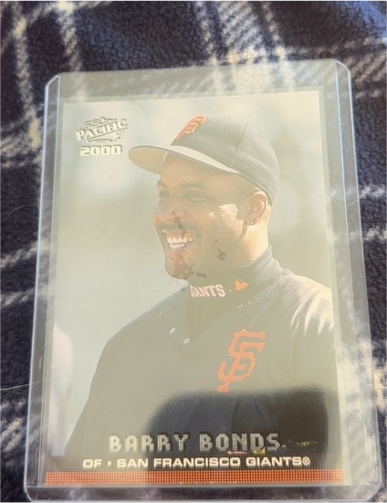 2000 Pacific #377b Barry Bonds — front