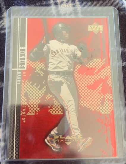 2000 Upper Deck Black Diamond Rookie Edition #XX Barry Bonds — front
