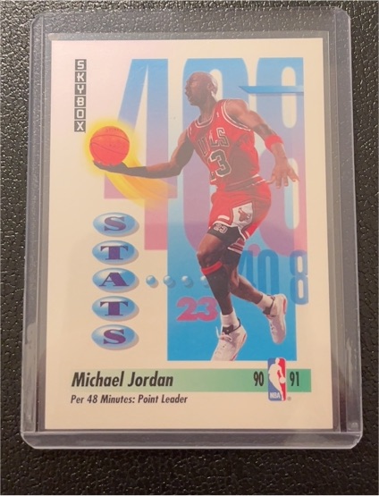 1990 Skybox #307 Michael Jordan — front