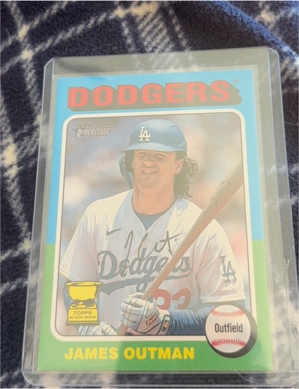 2024 Topps Heritage #413 James Outman — front