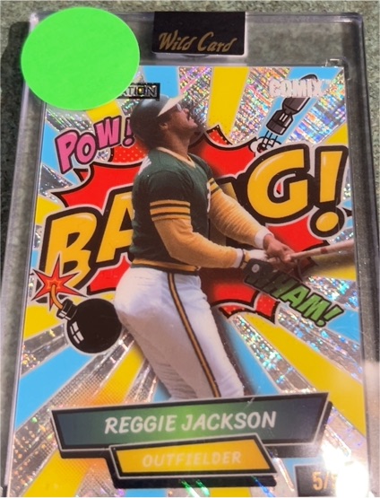 2024 Wild Card Comix BAANG #5 Reggie Jackson — front