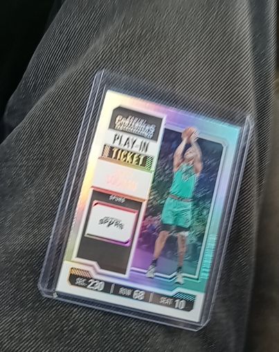 2023-24 Panini Contenders #83 Jalen Hood-Schifino Game Ticket RC LA Lakers — front