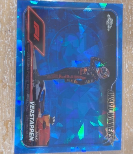 2024 Topps Chrome Formula 1 #182 Max Verstappen Award Winners — front