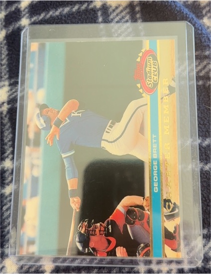 1991 Topps Stadium Club Charter Member #2 George Brett — front