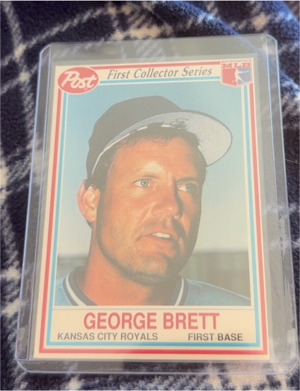 1990 Post #4 George Brett — front