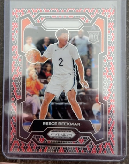 2024 Panini Prizm Draft Picks #83 Reece Beekman — front