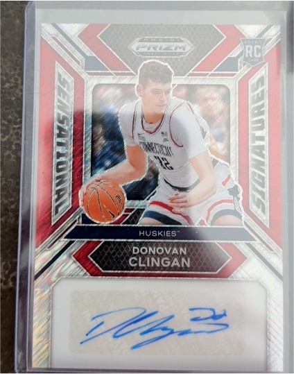 2024 Panini Prizm Draft Picks Sensational Signatures #SS-DKC Donovan Clingan — front