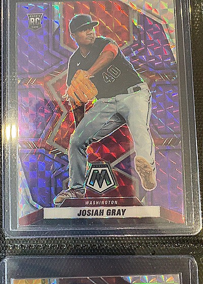 2022 Panini Mosaic #255 Josiah Gray — front