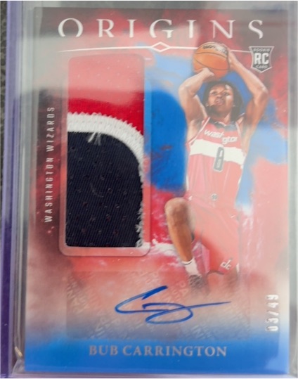 2024-25 Panini Origins #RC Bub Carrington — front