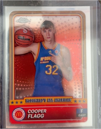 2024 Topps Chrome McDonald's All American #78 Cooper Flagg — front