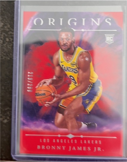 2024-25 Panini Origins #98 Bronny James Jr. — front
