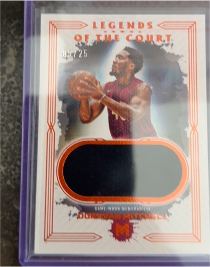 2023-24 Topps Motif #LCR-46 Donovan Mitchell Legends of the Court Relic — front