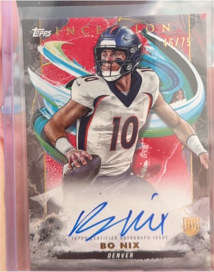 2024 Topps Inception #RA-BN Bo Nix — front