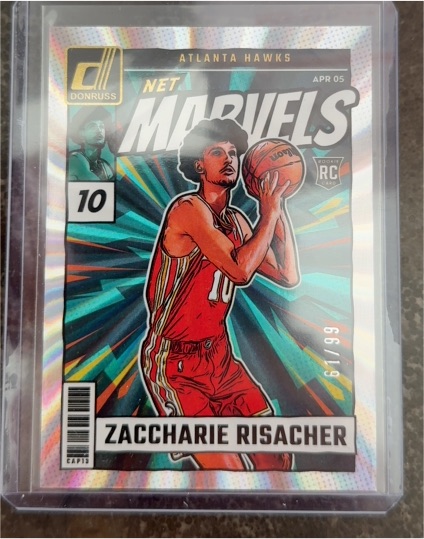 2024-25 Donruss Net Marvels #14 Zaccharie Risacher — front
