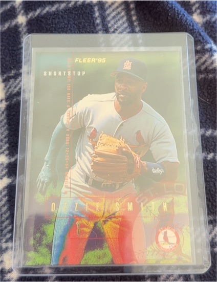 1995 Fleer #509 Ozzie Smith — front