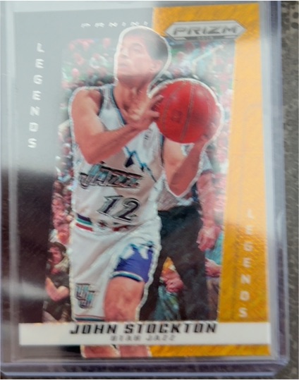 2024-25 Panini Prizm #215 John Stockton — front