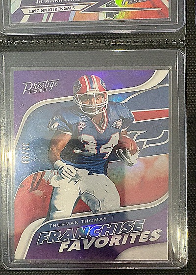2023 Panini Prestige #FF-6 Thurman Thomas Franchise Favorites — front