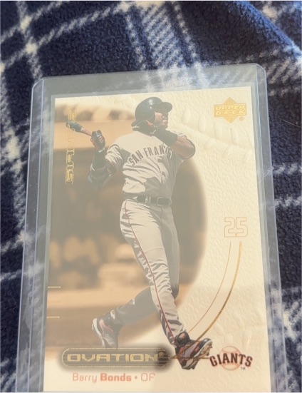 2001 Upper Deck Ovation #45 Barry Bonds — front