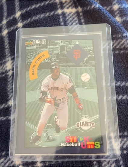 1998 Upper Deck Collector's Choice Stick-Ums #24 Barry Bonds — front