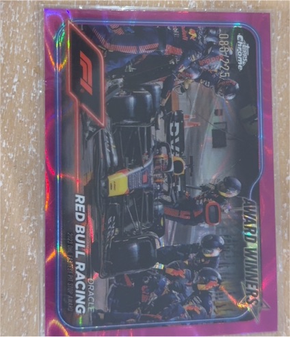 2024 Topps Chrome Formula 1 #181 Oracle Red Bull Racing — front
