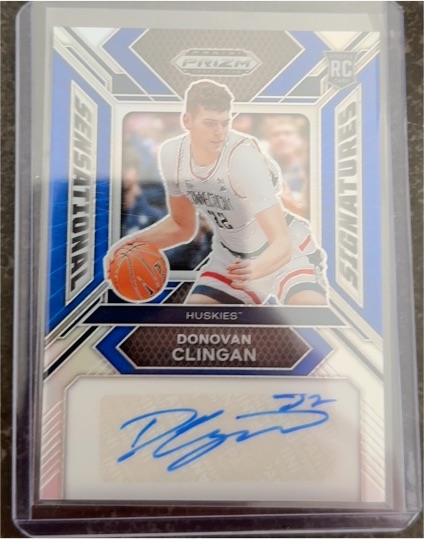 2024 Panini Prizm Draft Picks Sensational Signatures #Donovan Clingan — front