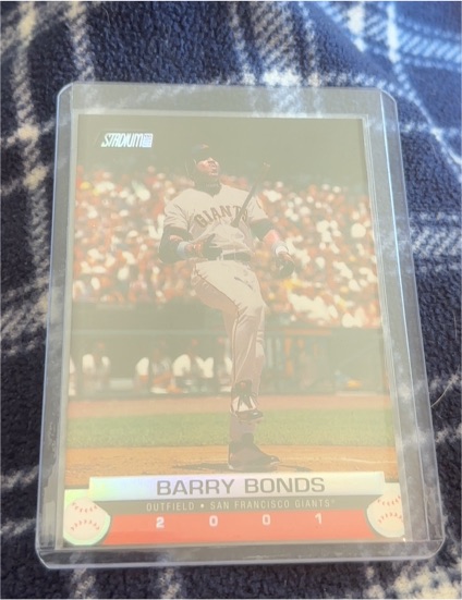 2001 Topps Stadium Club #STP13 Barry Bonds — front