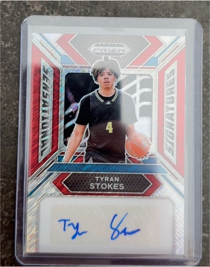 2024 Panini Prizm Sensational Signatures #Tyran Stokes — front